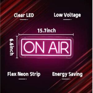 Pink 'ON AIR' Neon Sign